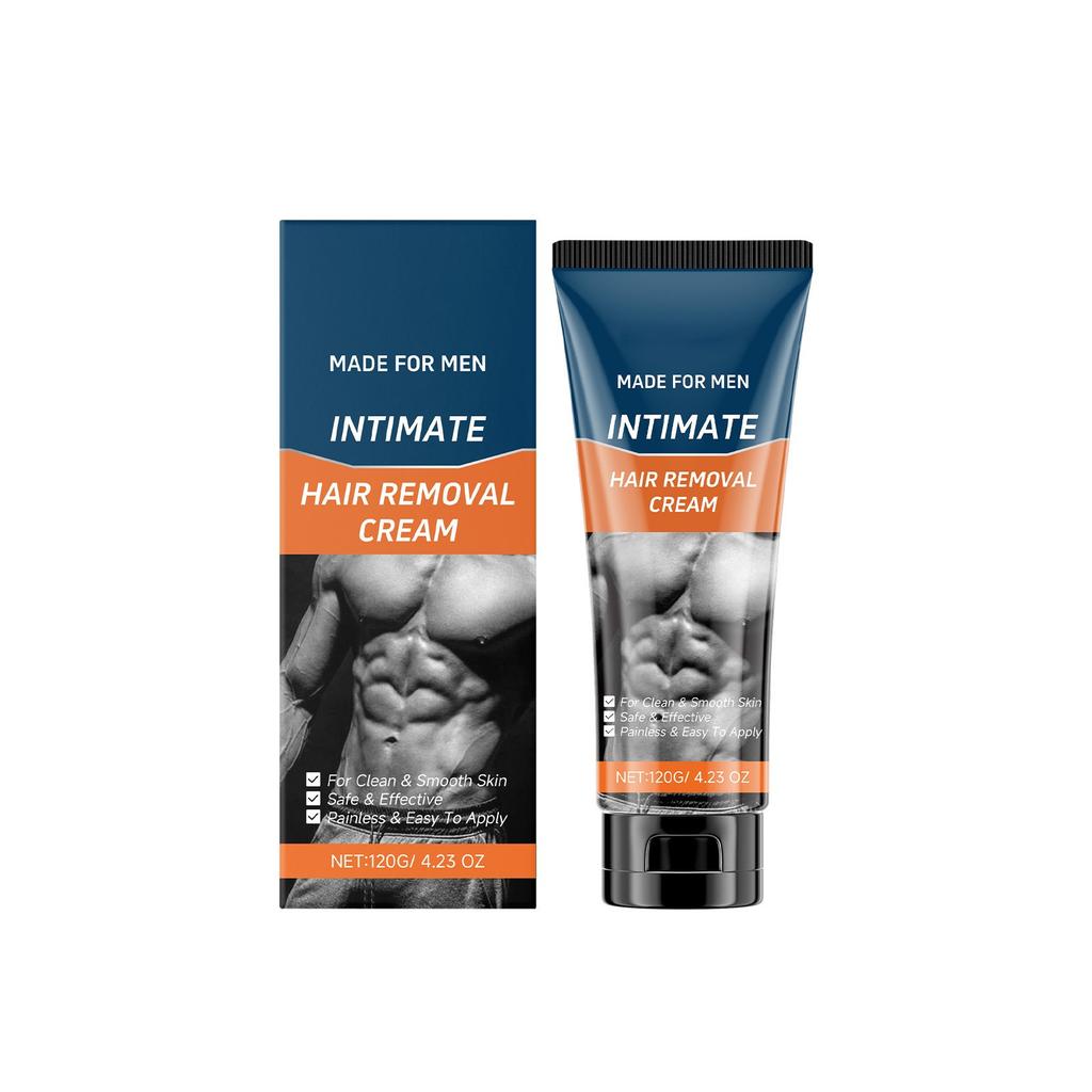 Men's Hair Removal Cream Men's Armpits, Arms, Whole Body Cleansing, Smoothing, Moisturizing, Gentle Hair Removal Cream