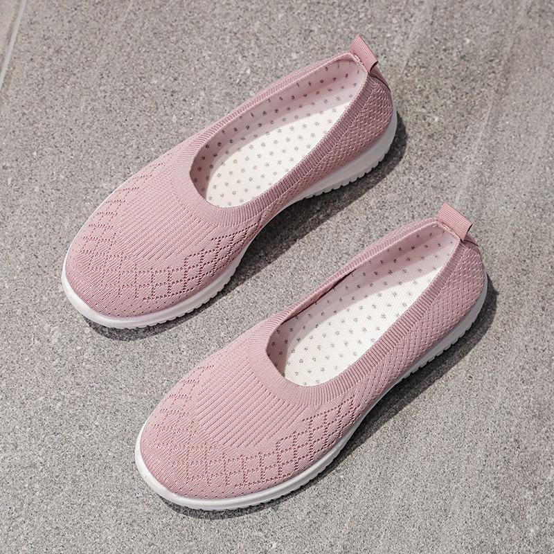 Тканевые туфли женские повседневные с мелким вырезом дышащие женские тканевые туфли большого размера обувь детская