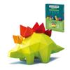 ORIGAMIPLANET 3D Оригами Динозавр Поделка Стегозавр Милый DIY 3D Бумажная Поделка Декор для Дома для Подростков Креативная Ручная Работа Фигурка Животного Бумажная Скульптура STEM
