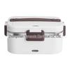 Dual-Use Portable Electric Heating Lunch Box for Car and Home - Water-Free Insulation, Plug-In Design.