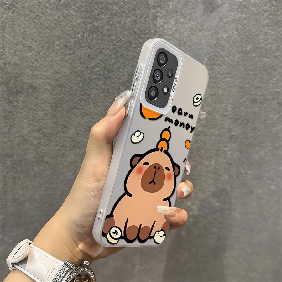 Милый Чехол-Капибара Для Samsung Для Galaxy A13 A17 A23 A16 A34 A14 A32 A15 A24 A25 A12 Мягкий Чехол