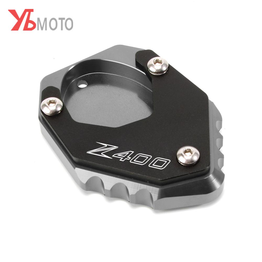 Подходит для KAWASAKI VERSYS 650 Z400 NINJA 400 2022, алюминиевая подставка для мотоцикла, увеличительная боковая подставка для мотоцикла, удлинитель с