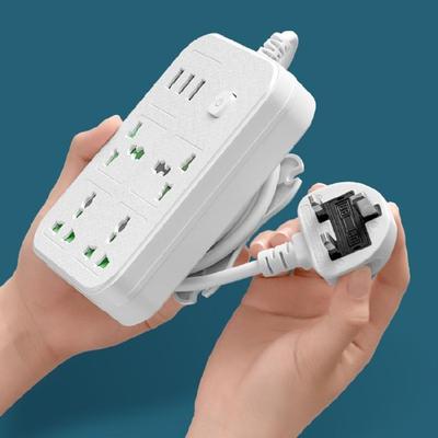 Сетевой разветвитель, удлинители, USB-порт для зарядки, электрическая розетка для дома, офиса, путешествий