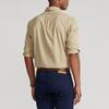 Polo Ralph Lauren SS22 Solid Classic Cotton Dyed Twill Shirt Long Sleeve Shirt Men Shirts Khaki MNPOWOV16822221-260