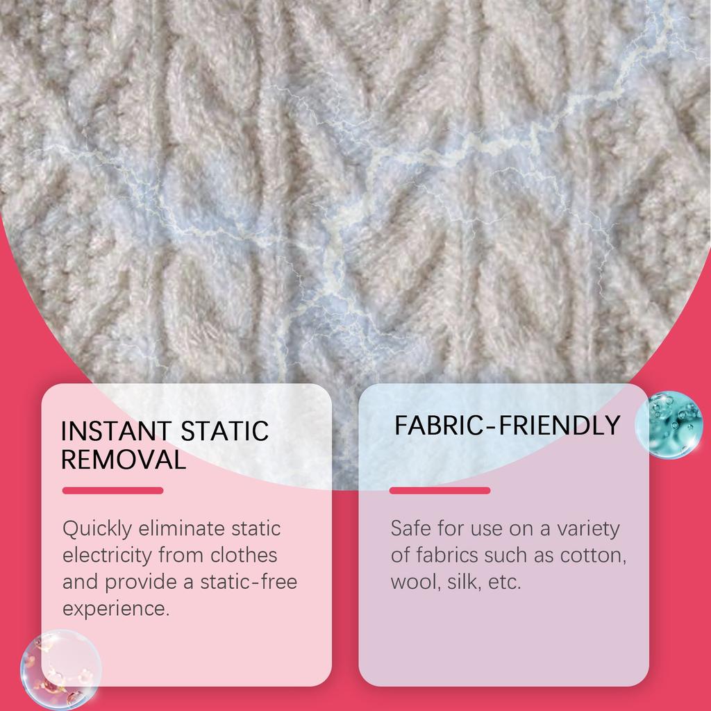 Антистатический спрей для одежды, мягкий и удобный, складки на одежде, гладкий и нестатичный спрей для одежды 100 мл