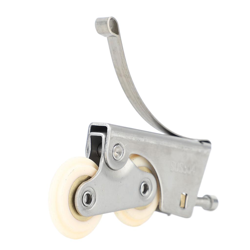 2 шт. роликовые колеса для раздвижных дверей из нержавеющей стали для шкафа с водонепроницаемым медным сердечником