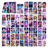 92 шт. K-pop Охотники на демонов Двусторонние карточки Мальчики из Саджи Аниме Мультфильм Высококачественные стикеры-карточки Модный коллекционный подарок для студентов