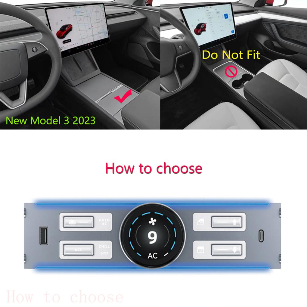 AS2059 Ручка Интеллектуальная док-станция для новой модели 3 2023 Подходит для новой модели 3 2023 Аксессуары ЖК-ручка док-станция