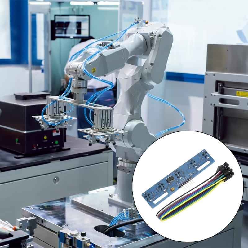 5 Channel Reflective Sensory Tcrt5000 Barrier Line Track Sensory Module For Automated Guided Vehicle Detection