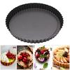 2Pcs Round Loose Non-stick Removable Bottom Pie Cake Pan Baking Mold Bakeware