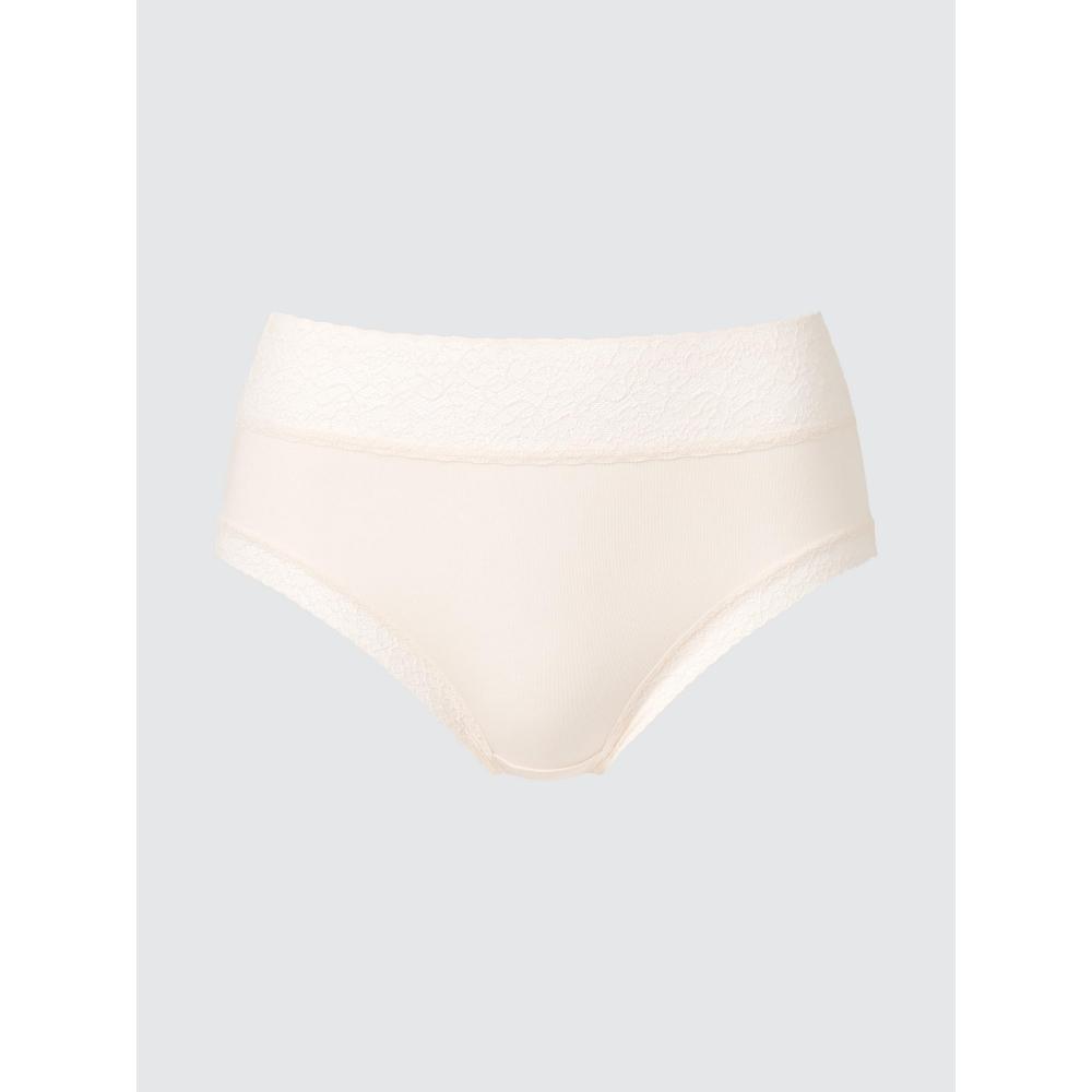 Uniqlo Япония Мягкие Модальные Шорты Просто Талия Широкое Кружево