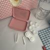 Черный котенок белый собака контактные линзы коробка комплект портативный футляр для контактных линз с пинцетом присоска набор для дорожного набора держатель подарок