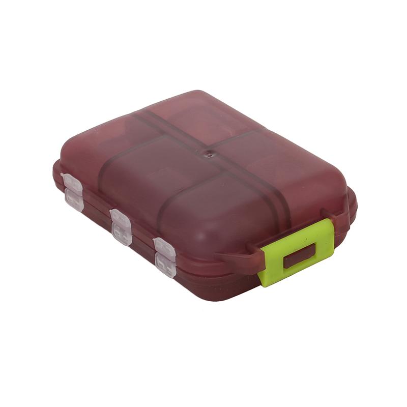 Weekly Travel Small Box Portable Pocket Tablet Organizer Plastic Container Boxs 10-compartment Storage Case