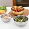 Stainless Steel Salad Bowl with Scale Multifunctional Thickened Cereal Bowl