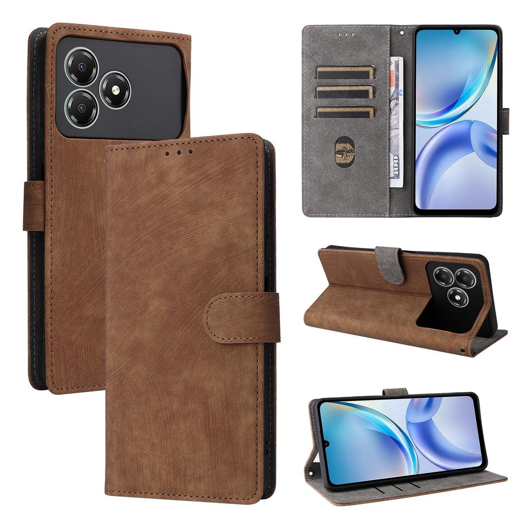 Flip Cover for ZTE Blade A36 / ZTE Nubia A36 PU Leather Full-Body Protection [RFID Blocking] Phone Cases Wallet Cover