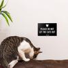 Деревянный знак для кошек Yousheng с надписью «ПОЖАЛУЙСТА, НЕ ВЫПУСКАЙТЕ КОШЕК НА ВЫХОД» для украшения стены в деревенском стиле для дома, офиса, гостиной, спальни