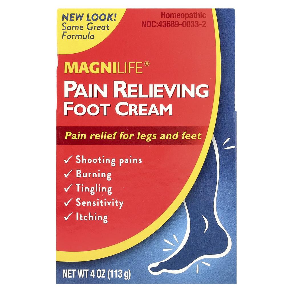 MagniLife Pain Relief Foot Cream, 4 Oz (113 G)