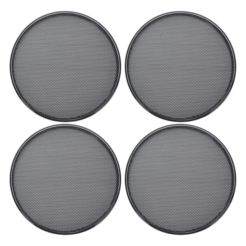 4Pcs Speaker Grill Cover Cold Rolled Steel 149mm Protective Car Speaker Mesh Cover for Home Theater Boat Automobiles