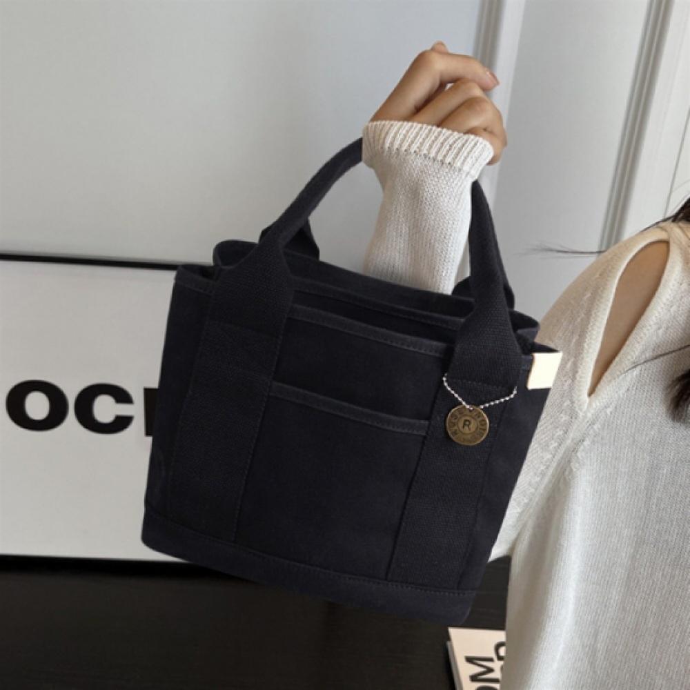 New Arrivals Open Run Women Tote Bag Picnic Bag Multi Pocket Canvas