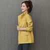 Women's Spring and Autumn Design Double-layer Zipper Collar Waist Thin Trench Coat Solid Color Slim Elegant Jacket