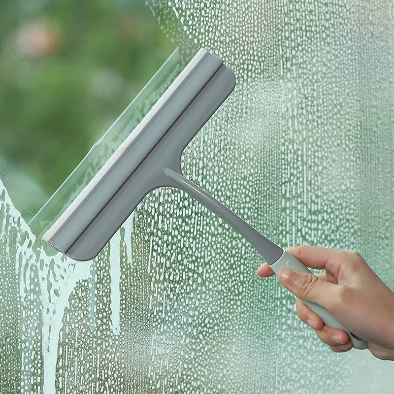 Glass Squeegee Cleaner for Windows, Mirrors, and Bathroom Surfaces