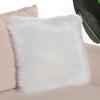 Imitation Wool Acrylic Office Home Solid Color Plush Pillow Pillow Lumbar Pillow Cushion
