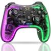 Switch Controller with RGB Wireless Switch Gyro Rapid and App Compatible with 10-Color Light, Wake-Up Function, Controller, Sensor, Fire, Vibration,