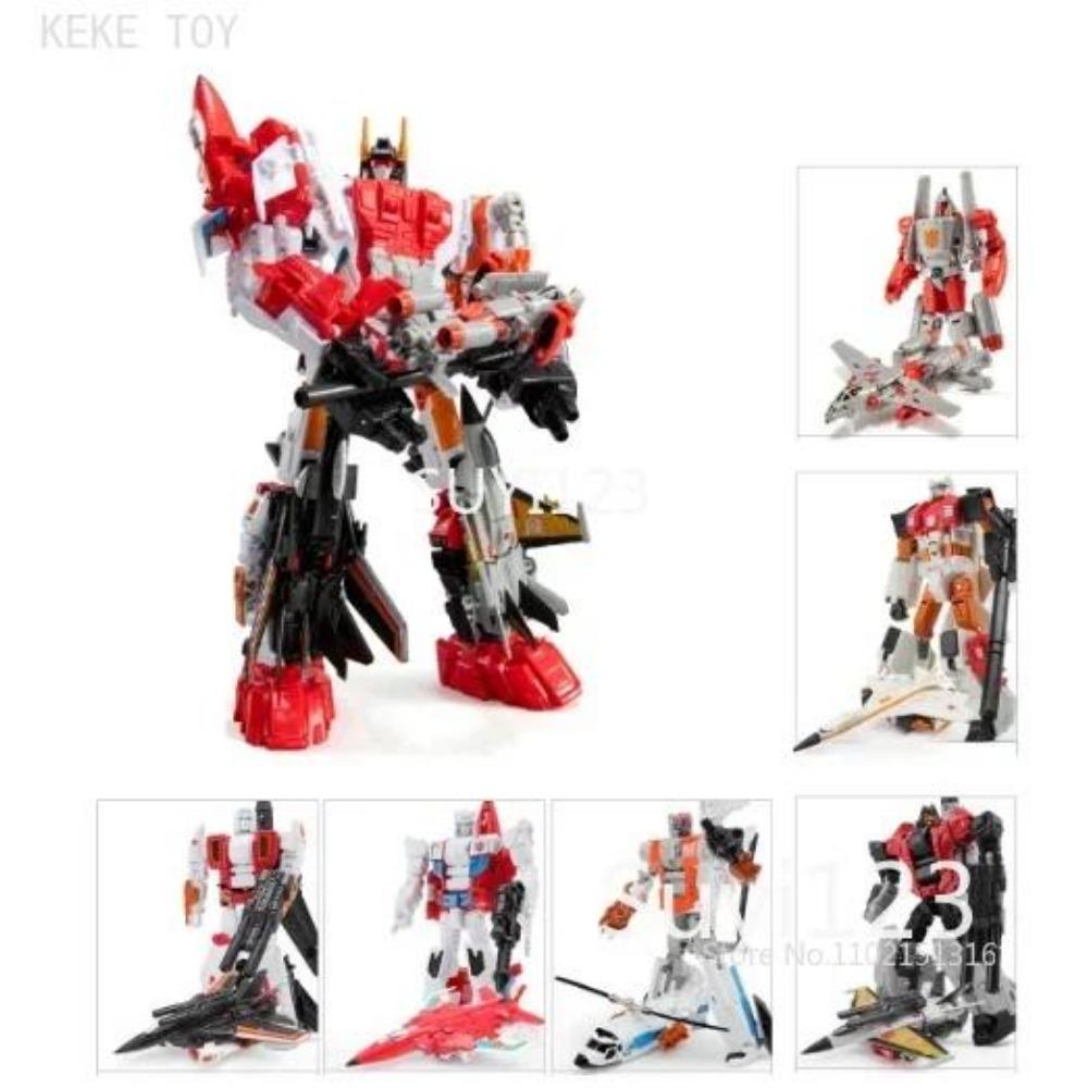 HZX Cool G1 Superion Робот Самолет IDW 5в1 Девастатор Брутикус Фигурка Игрушки Комбайнер Трансформация Деформация Подарок