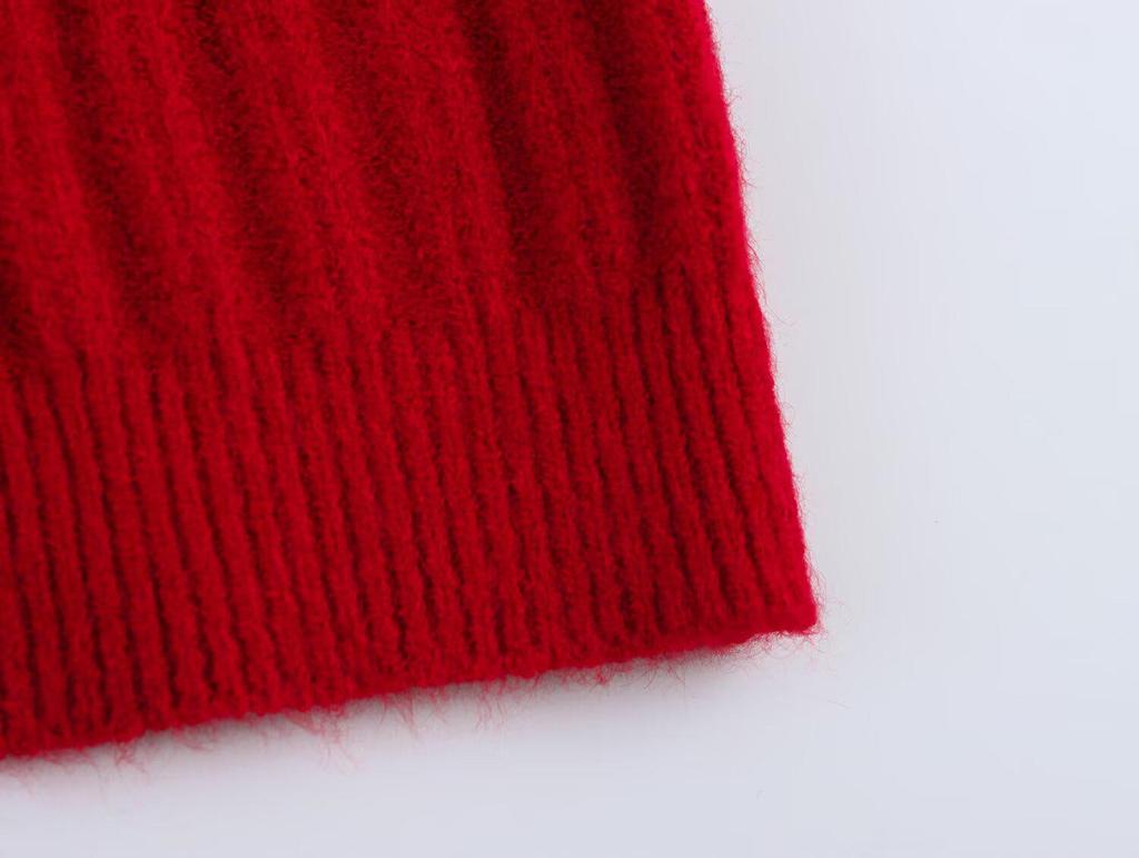 Ladies’ 2025 Spring V-Neck Slim Knit Vest - European & American Style