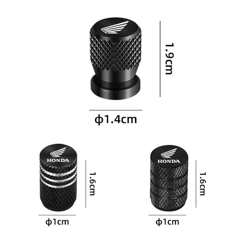 JBH4 2p Motorcycle Wheel Tire Valve Air Stem Caps Dust Covers For Honda CBR 125R 954 600 F4i 650F 650R 1100XX 1000F CBR 600RR 1000RR