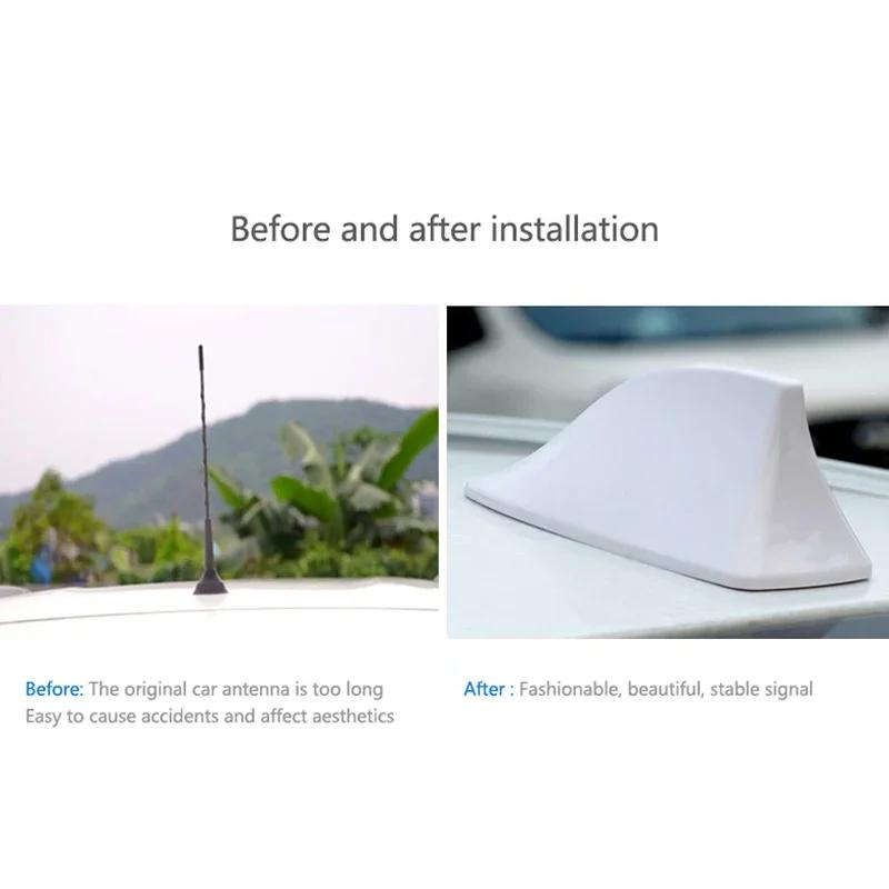 BAAI1 Car Sticker For BMW M Car Top Signal Aerials Shark Fin Antenna Accessories For BMW 1 2 3 4 5 7 Series X1 X3 X4 X5 X6 X7 F10 F20