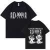 Футболка рэпера Bladee Модный Скейт Drain Gang Футболка Хип-Хоп Панк Мужская Женская Повседневная Хлопковая Свободная С коротким рукавом Футболки Уличная одежда