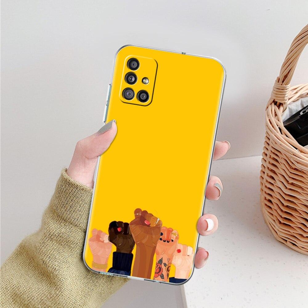 Чехол для телефона Feminist Feminism для Samsung Galaxy A51 A71 A21S A12 A11 A31 A41 A52 A32 5G A72 A01 A02S из силикона, прозрачный, мягкий