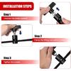 2 PCS Car Engine Hood Support Rod Replacements, Multi-Purpose Metal Vehicle Hood Strut Clamp-Lifting Tools, Universal Anti-Slip Durable Automotive