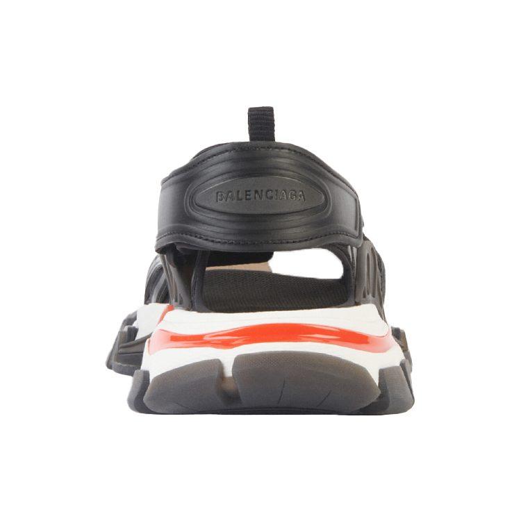 Balenciaga Сандалии на платформе 'Clearsole Черный Красный' 655954W2CC31096