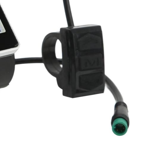 Electric Ebike Display 5 Pin 24V 36V 48V 60V Bike Odometer Universal Scooter LCD Panel Screen 31.8 22.2MM Electric Bike Power Meter