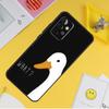 Cartoon Funny Goose Phone Case For Samsung Galaxy A53 A33 A13 A12 A32 A52 A14 A34 A54 A15 A25 A35 A55 A71 A51