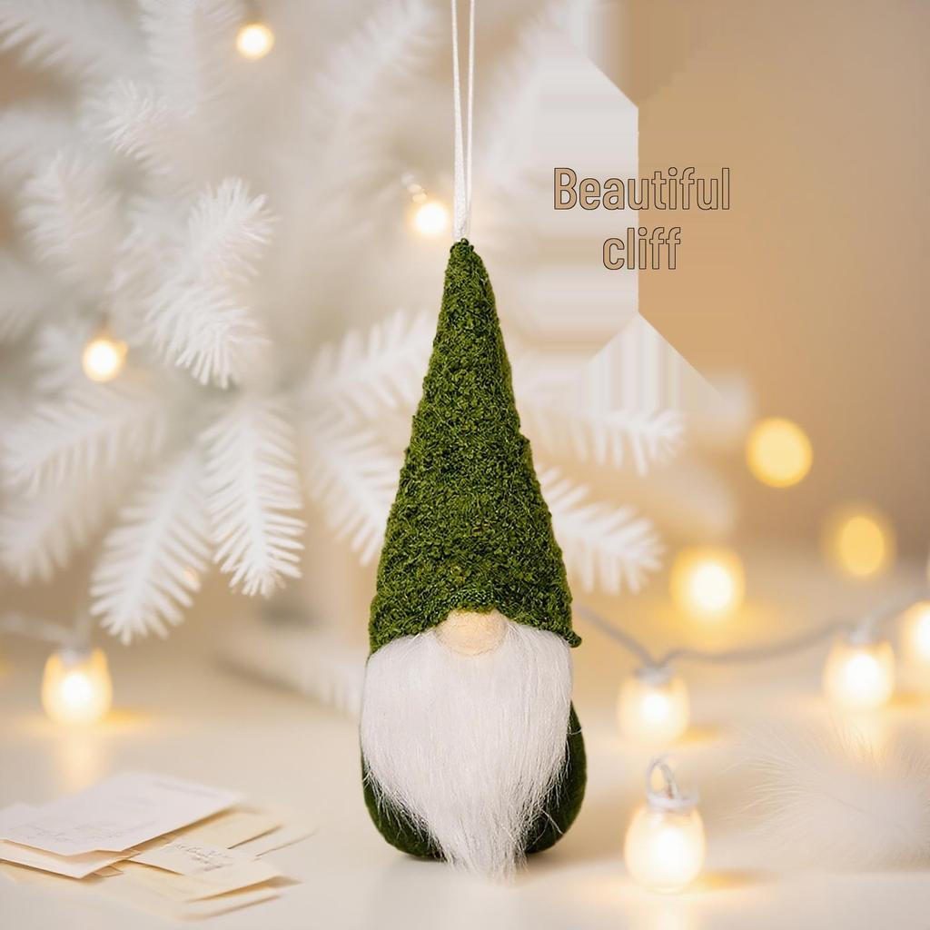 Mingguan Colorful Knitted Gnome Ornaments - Faceless Old Man Christmas Decorations