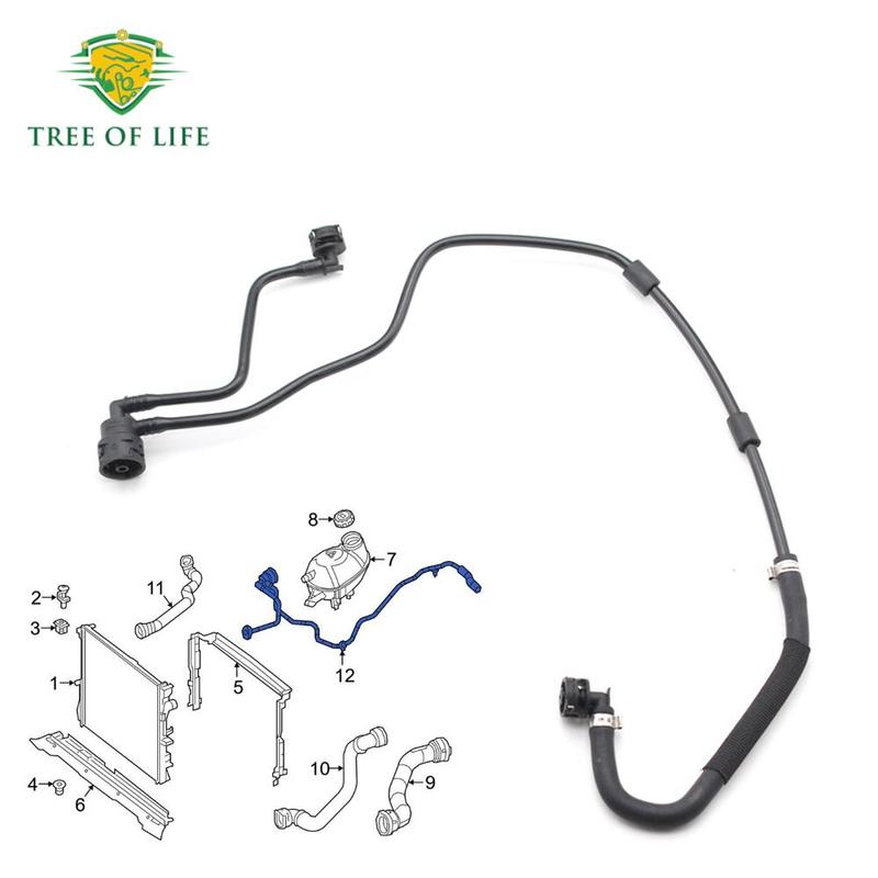 A2135010625 For Mercedes Benz W213 W253 W238 S213 2017 2018 2024 Engine Radiator Coolant Hose