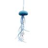 Handcrafted Jellyfish Holiday Ornament With Natural Shell Accent and Crystal For Indoor and Outdoor Festives Decorations