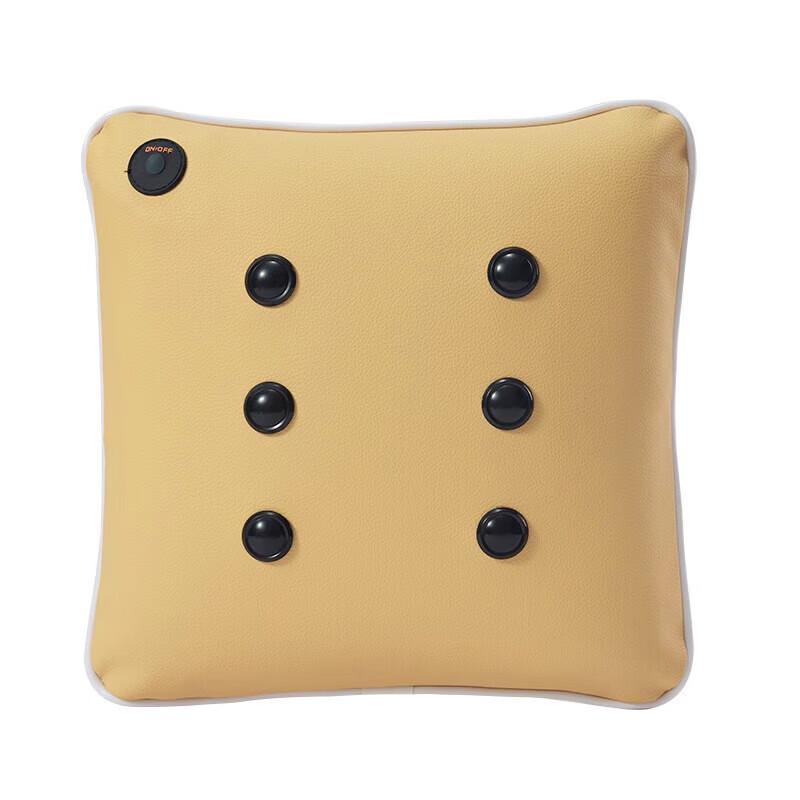 Jiancheng M7 Portable USB Vibration Lumbar Massage Pillow for Car and Home CN plug (adapter included)