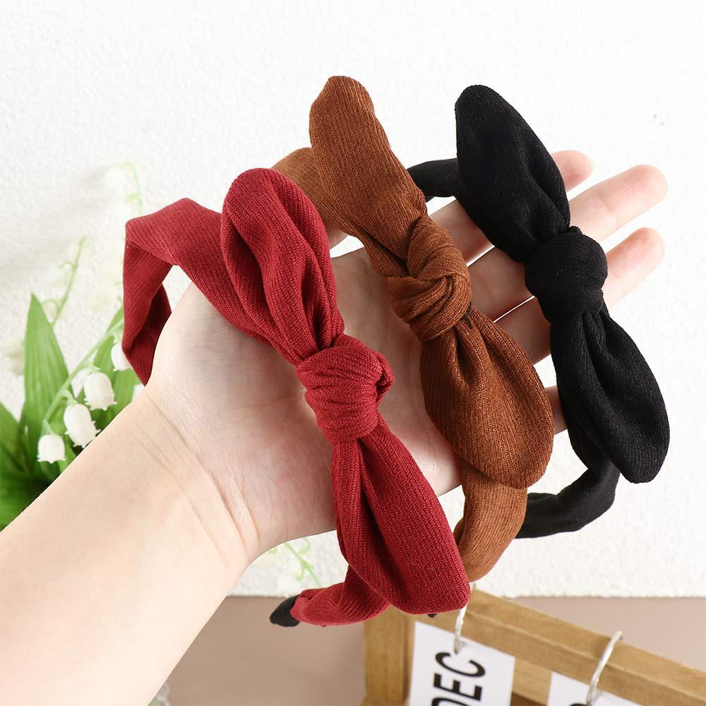 Бархатный бант Тканевый бант Аксессуары для волос Бант Обруч для волос Бант Повязка для волос Корейские повязки на голову Обруч для головы