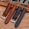 Для Fossil Fs4813 Fs4735 Серии Q Smart Мужские Натуральная Коровья Кожа Влагоотводящие Дышащие Ремешки для Часов с Пряжкой-Иголкой 22 24 мм
