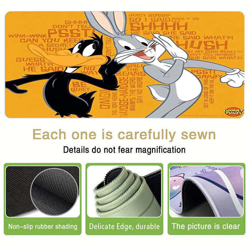 1pc Looney Tunes Secretive Moments Computer Pad with Vibrant Print, Mouse Pads for Desk 119