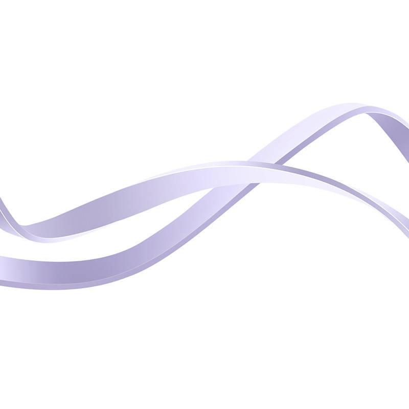 Kabel Usb 3W1 Baseus Bright Mirror 3, Micro Usb / Lightning / Usb-C, 66W / 2A, 1.1M (Fioletowy)