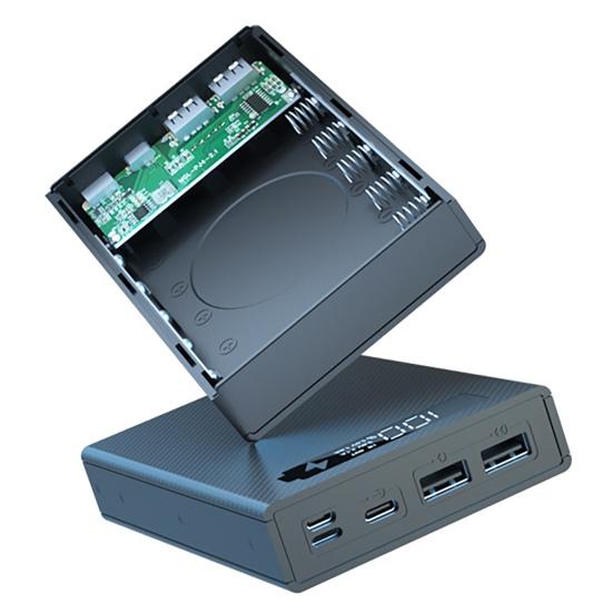 CX5 Полезный, простой в установке портативный чехол Power Bank 5x18650 QC для планшетов