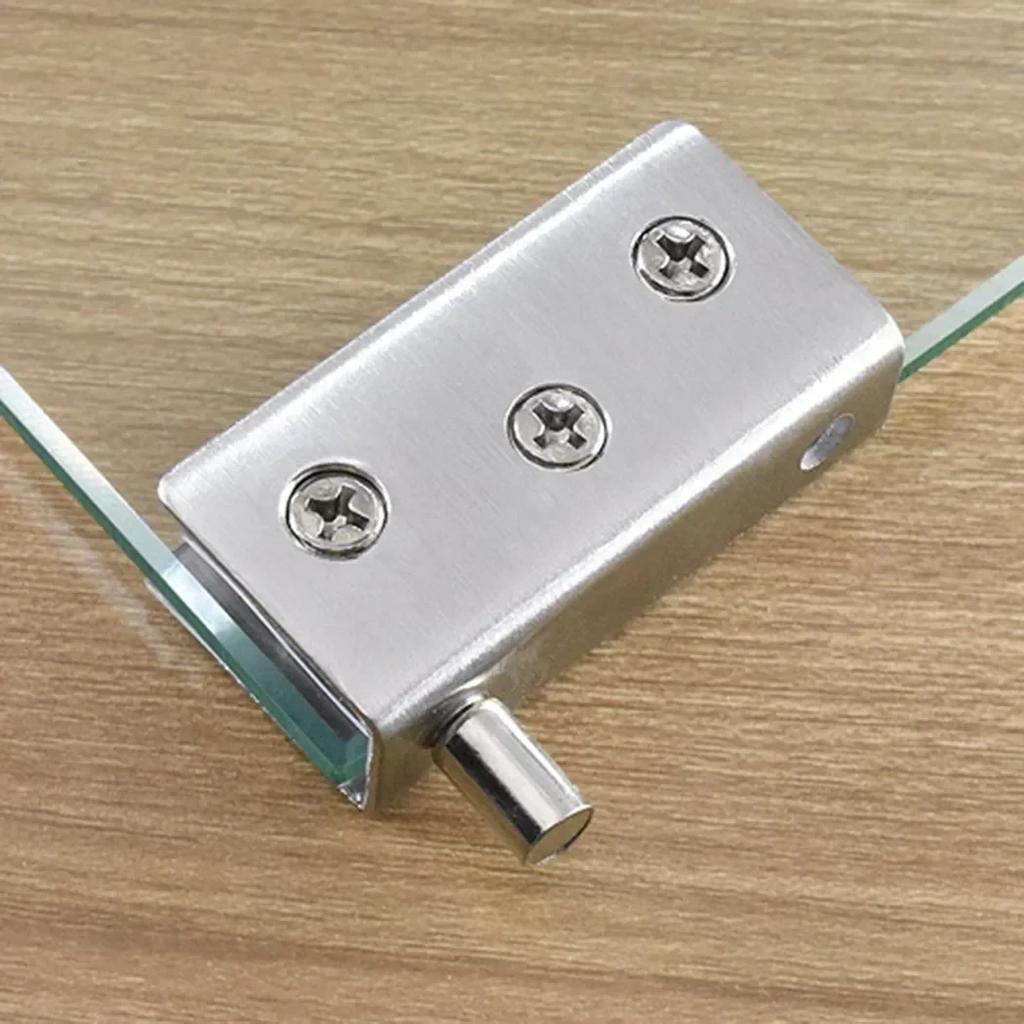 2 шт. стеклянная поворотная петля ось вращения 5-8 мм стеклянная дверь винного шкафа вращающиеся петли зажим зажим вал петли мебель