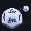 2 Pcs Adult Game Bedroom 12 Sex Love Posture Flirt Erotic Role Play Funny Toy Dice
