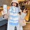 Scarf Korean atmosphere thickened scarf shawl women's warm scarf couple scarf winter versatile plaid scarf
