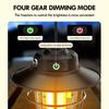 Retro Portable Camping Lantern Waterproof Emergency Light Stepless Dimmable Hanging Tent Lamp for Outdoor Hiking